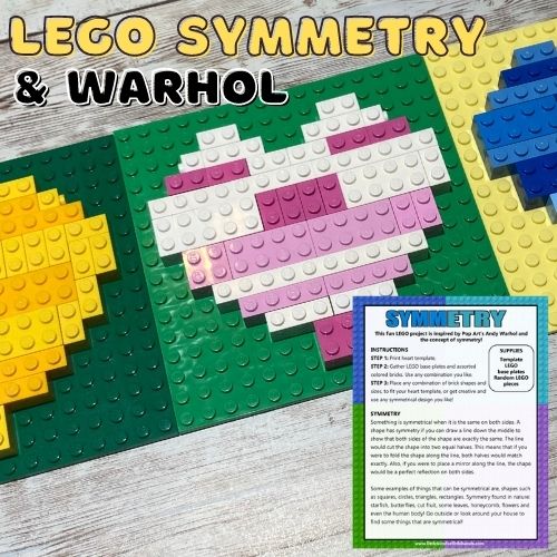 snave Patent Ledningsevne Teaching Symmetry With LEGO - Little Bins and Bricks